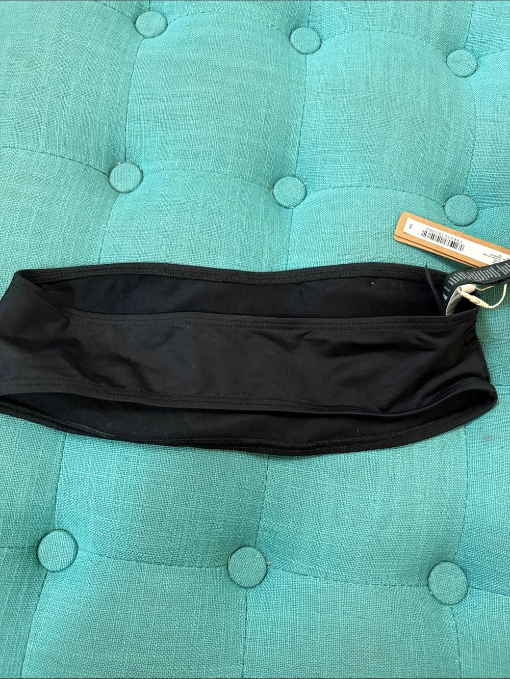 Skims classic swim Black Bandeau Tube Top - Strapless size XS-New!